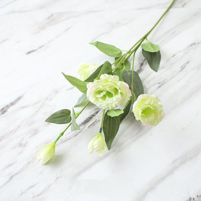 Elegant Silk Peony Rose Bouquet Set - 5 Artificial Blooms