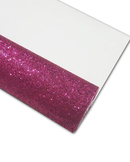 Lustrous Black and Gold Glitter Faux Leather Craft Sheet for Exceptional DIY Projects