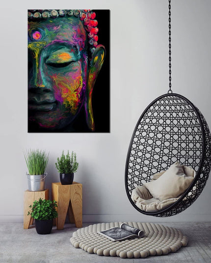 Serenity Buddha Canvas Art for a Harmonious Home Environment