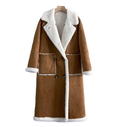 Luxurious Lamb Fur Elegance: The Ultimate Winter Coat for Style Enthusiasts