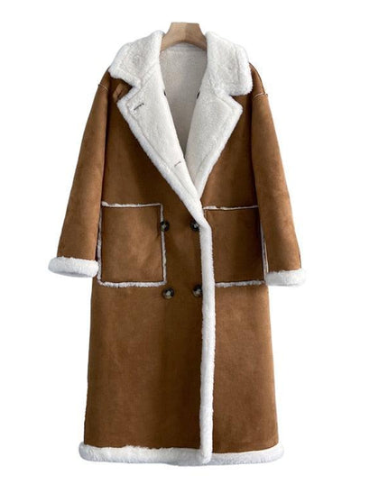 Luxurious Lamb Fur Elegance: The Ultimate Winter Coat for Style Enthusiasts