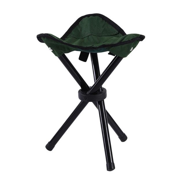 Portable Folding Chair for Fishing, Camping, and Picnics with Storage Bag
