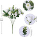 Elegant Artificial Eucalyptus Rose Floral Arrangement - Timeless Charm