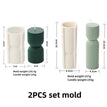 2 PCS set mold 2