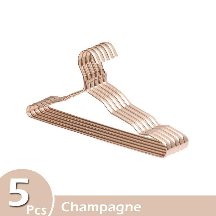 Luxury Aluminum Alloy Closet Hangers - Set of 10