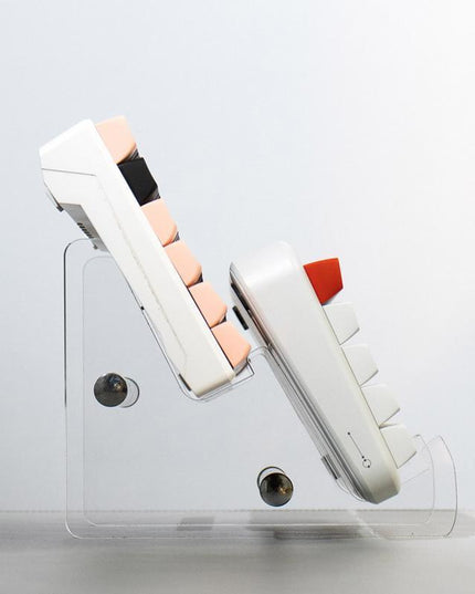 Sleek 3-Tier Clear Acrylic Keyboard Display Rack