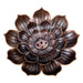 Serene Lotus Alloy Incense Holder: Aromatherapy Diffuser for Tranquil Spaces