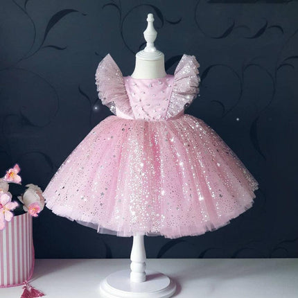 Enchanted Elegance Infant Tutu Dress for Christenings and Special Events
