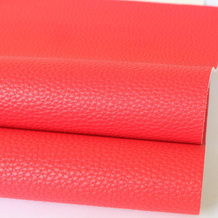 Luxe Lichee Texture PU Leather Sheet - Crafting Essential for DIY Projects