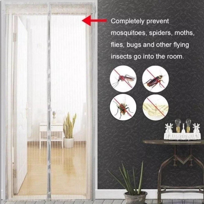 Bug-Free Home Magnetic Door Curtain with Gentle Closure