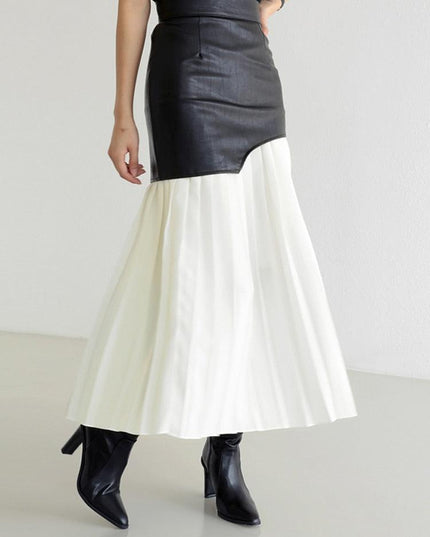 Elegant Pleated High Waist Midi Skirt for Spring 2022 - Stylish and Flattering Design