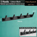 Space-Saving Aluminum Robe Hook Set: Durable Storage Solution