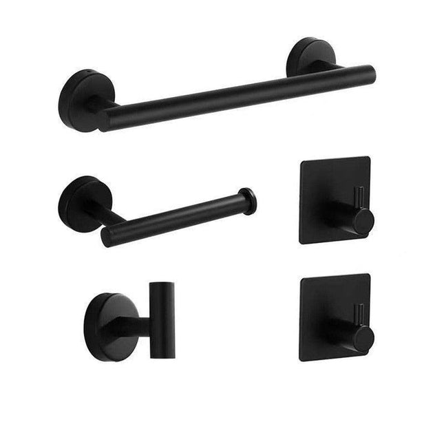 Elevate Your Bathroom with the Stylish Stainless Steel Organization Set