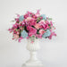 Elegant Rose and Hydrangea Silk Floral Sphere - Ideal for Wedding and Event Decor