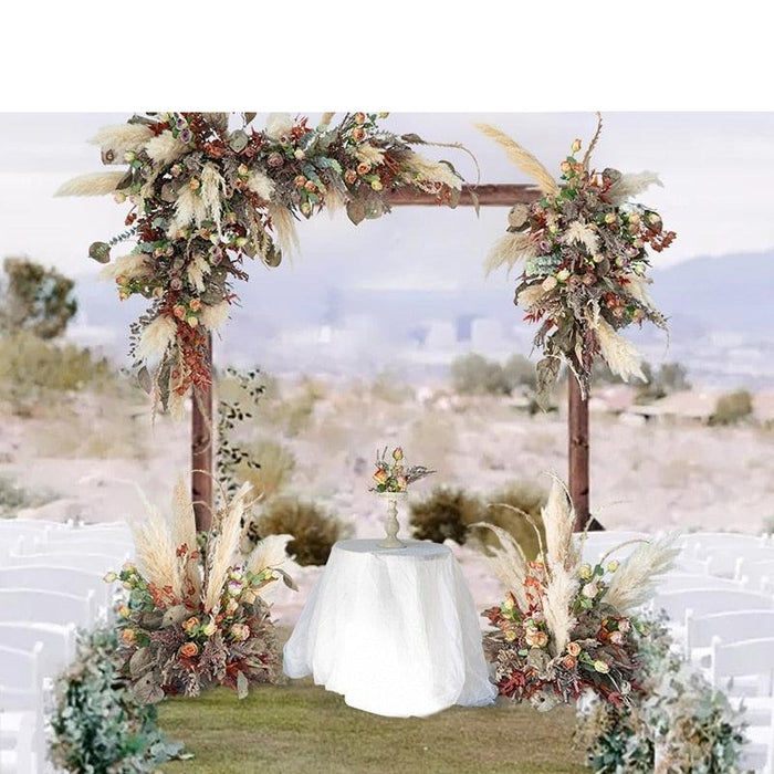 Dreamy Frost Effect Pampas Grass Floral Arrangement for Wedding and Events
