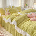 Elegant Lace Luxury Bedding Set with Double Layer Sheets