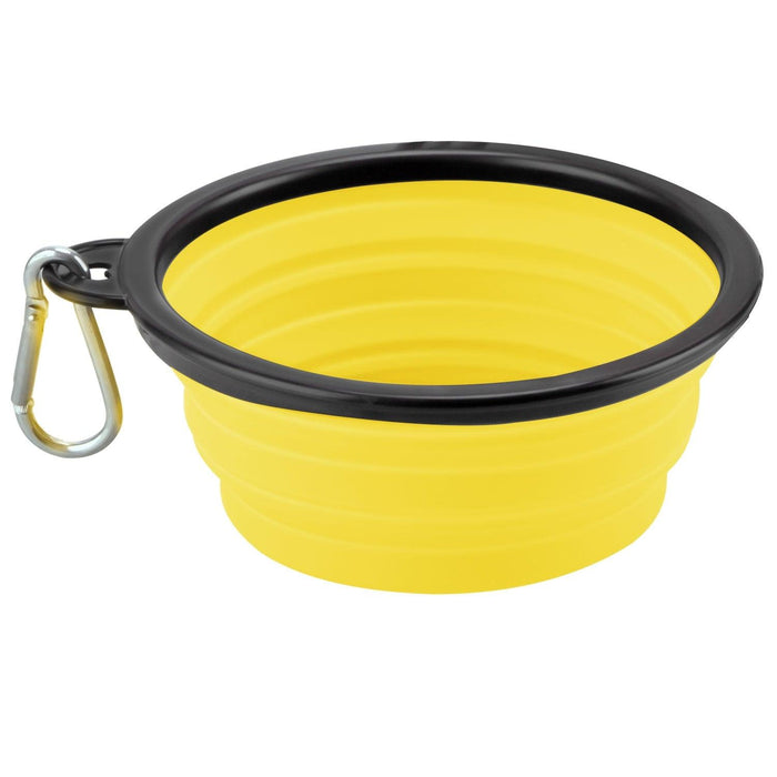 Portable Adjustable Silicone Dog Bowl for Traveling Pets