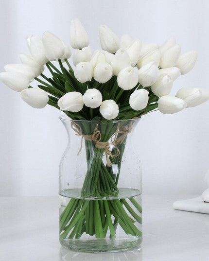 Exquisite Elegance: 10PCS Premium Artificial Tulip Flower Set