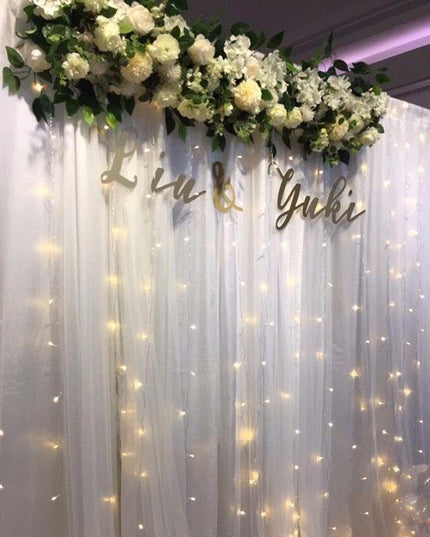 Elegant Silk Rose and Peony Flower Wall Arch Set for Wedding Decor Transformation