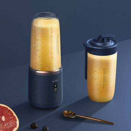 Portable 6-Blade Electric Blender & Juicer | On-the-Go Smoothie Maker for Healthy Living