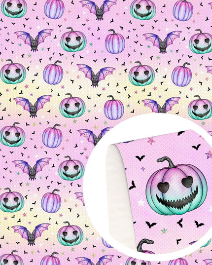 Hauntingly Stylish Lychee Pattern Waterproof Faux Leather Craft Sheets for Halloween Projects