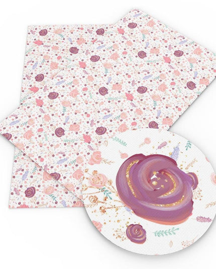 Blooming Inspiration Synthetic Leather - Unleash Your Creative Vision