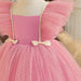 Elegant Red Tutu Princess Dress for Girls: Perfect for Special Occasions