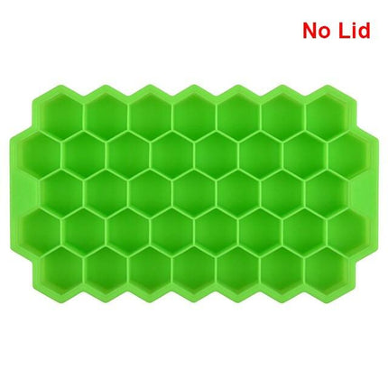 Vibrant Honeycomb Silicone Ice Cube Mold - Ideal for Cocktails and Frozen Delights