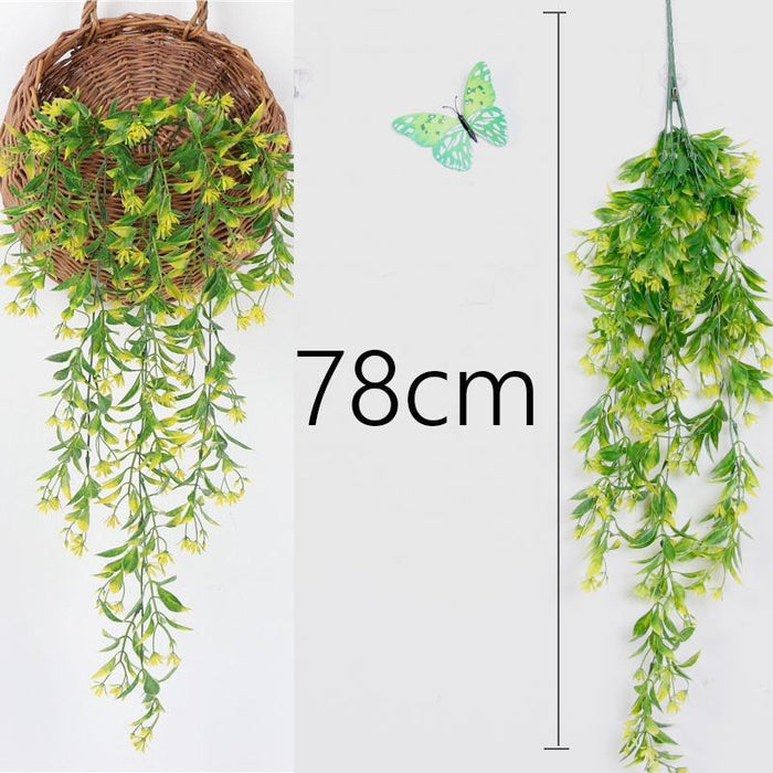 Transform Your Space with Realistic Artificial Hanging Flower Plant