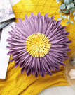 Round  violet / 1PCS  Cushion cover