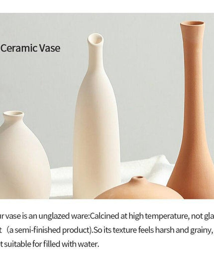 Creative Canvas: Customizable Plain Ceramic Vases for DIY Decor Lovers