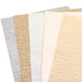 Opulent Pearl Stripe Synthetic Leather Sheet for Sophisticated DIY Creations