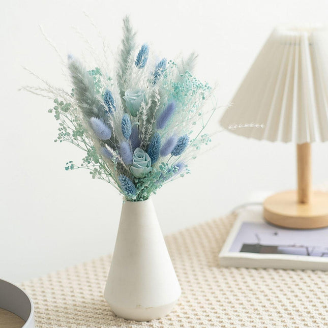 Charming Floral Bunny Tail Decor Ensemble