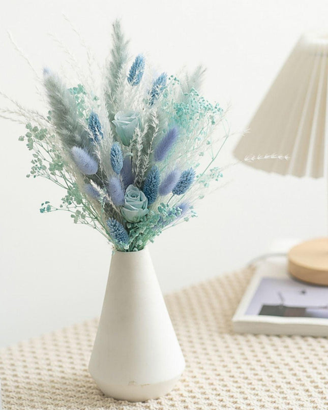 Charming Floral Bunny Tail Decor Ensemble