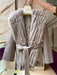 Elegant Women's Hooded Wool and Cashmere Coat with Luxurious Fox Fur