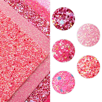 Dazzling DIY Glitter Craft Collection - 5 Sparkling Sheets