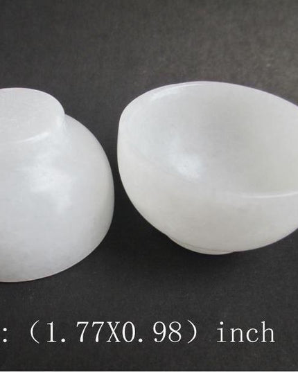 Elegant Handcrafted White Jade Teacup Set for Gongfu Tea Enthusiasts