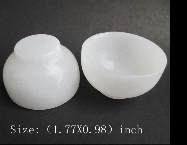Elegant Handcrafted White Jade Teacup Set for Gongfu Tea Enthusiasts