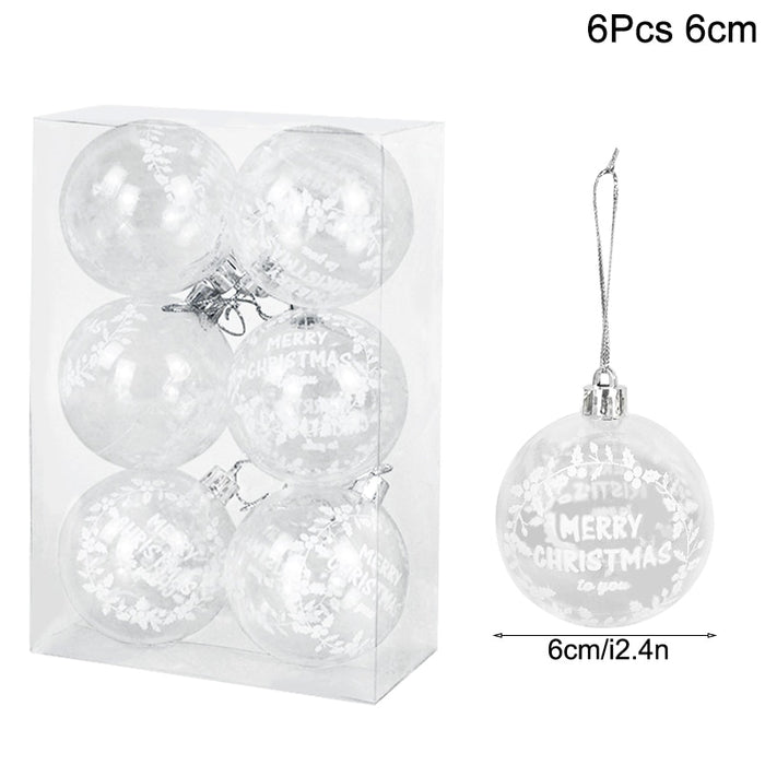 Festive Sparkle Christmas Bauble Set