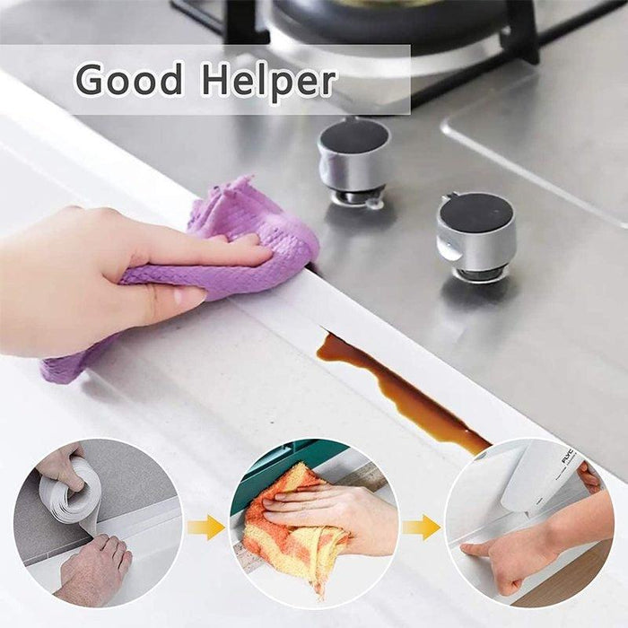 PVC Waterproof Adhesive Sealing Tape for Kitchen and Bathroom - Moisture Protection and Decorative Upgrade