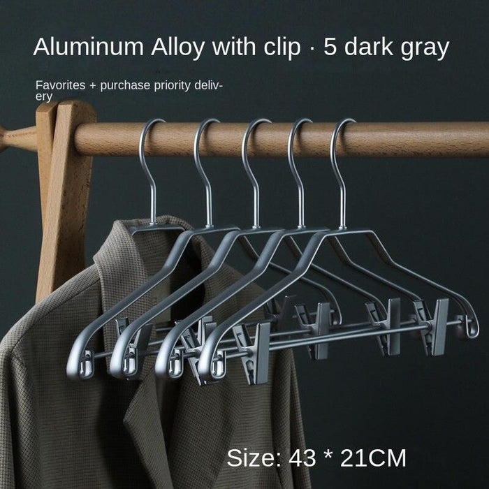 Premium Aluminum Wardrobe Organizer for Men's Clothing Storage