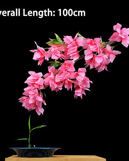 Stunning 100CM Silk Cherry Blossom Bouquet for Home and Event Decoration