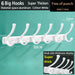 Space-Saving Aluminum Robe Hook Set: Durable Storage Solution