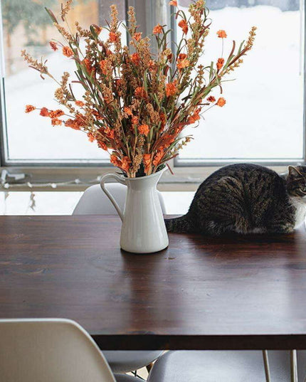 Artisan Dried Flower and Pampas Grass Arrangement - Chic Home Decor Accent