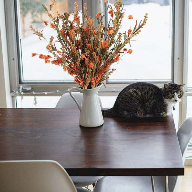 Artisan Dried Flower and Pampas Grass Arrangement - Chic Home Decor Accent