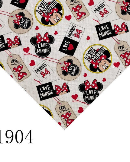 Cartoon-Themed PVC Leather Craft Sheet - Durable and Versatile Material for Creative Use