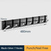 Modern Electroplated Aluminum Wall Hook Set - Elegant Storage Solution