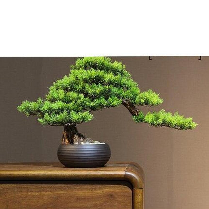 Stunning Lifelike Red Maple Bonsai Tree - Exquisite Desk Ornament
