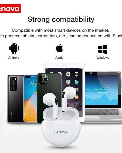 Lenovo HT38 Waterproof True Wireless Earbuds with Active Noise Cancellation and Bluetooth 5.0