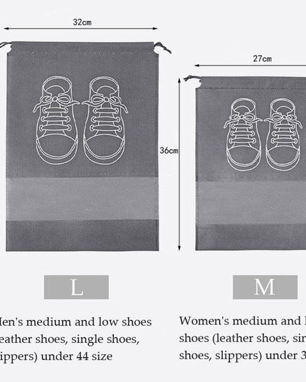 Premium Waterproof Shoe Storage Bags - Available in 5 or 10 Count Sets